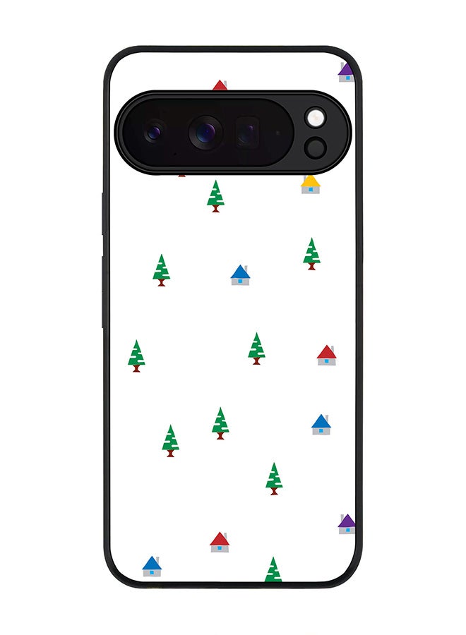 For Google Pixel 10 Pro Case,Slim fit Camera Protection, Shockproof Thin Phone cover  - Cabin Wood